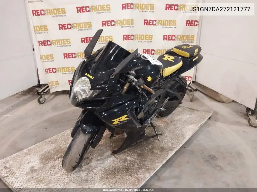 2007 Suzuki Gsx-R600 VIN: JS1GN7DA272121777 Lot: 42629714