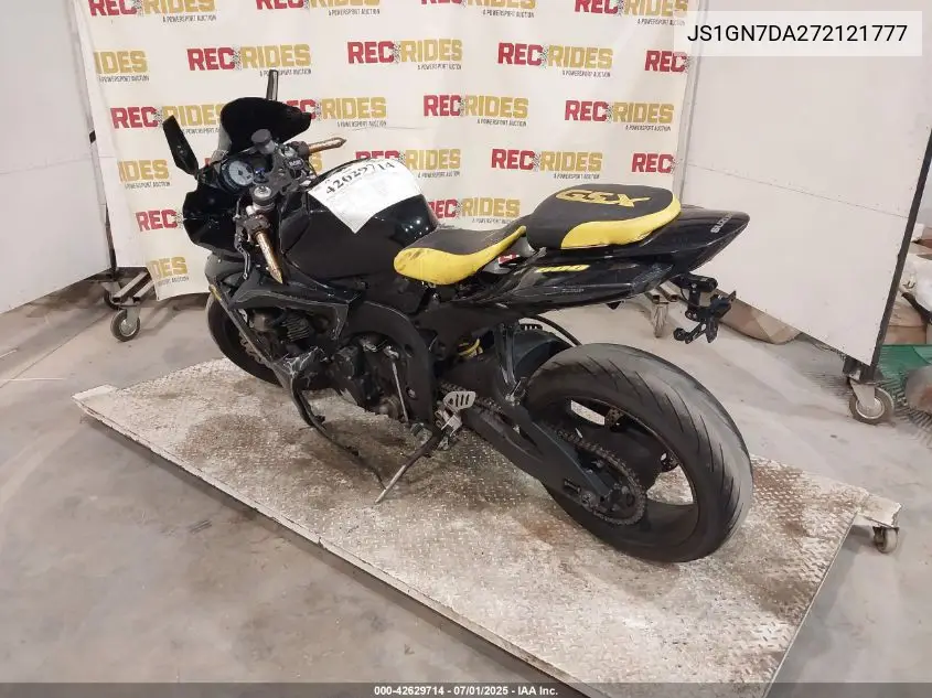 2007 Suzuki Gsx-R600 VIN: JS1GN7DA272121777 Lot: 42629714