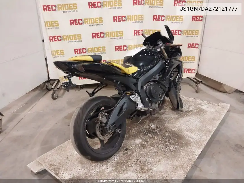2007 Suzuki Gsx-R600 VIN: JS1GN7DA272121777 Lot: 42629714