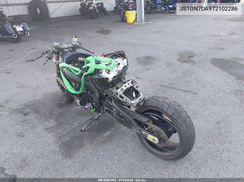 2007 Suzuki Gsx-R600 VIN: JS1GN7DA972102286 Lot: 42651002