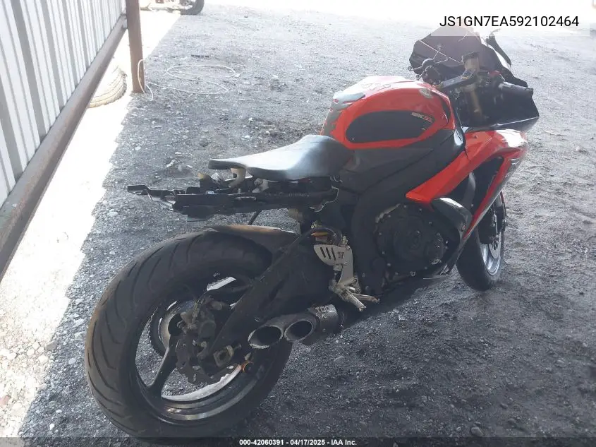 2009 Suzuki Gsx-R600 VIN: JS1GN7EA592102464 Lot: 42060391