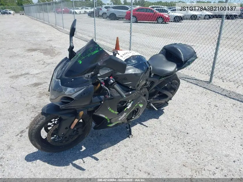 2011 Suzuki Gsx-R1000 VIN: JS1GT78A3B2100137 Lot: 42143694