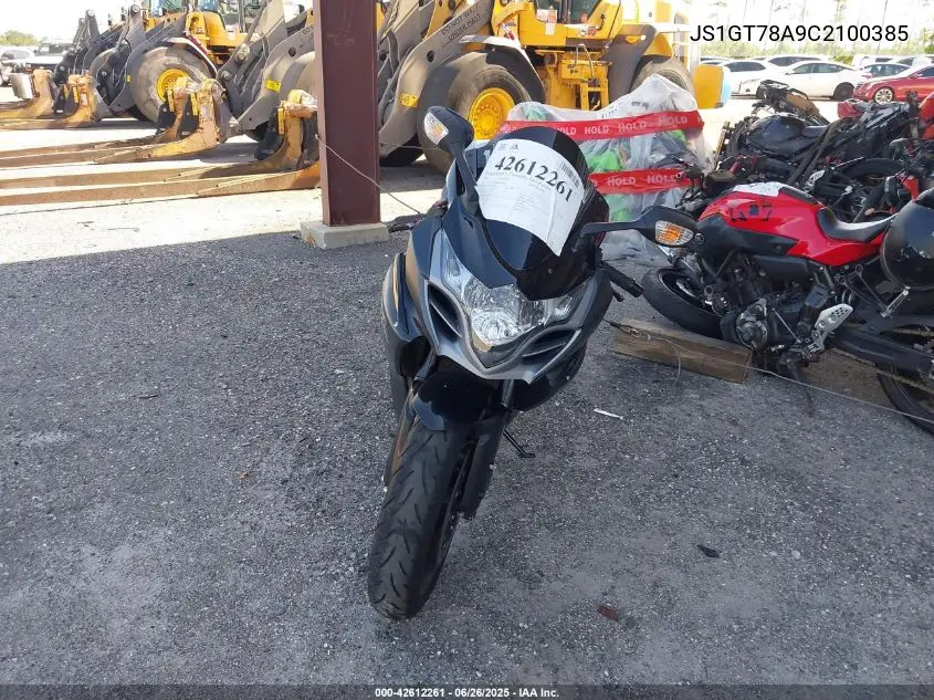 2012 Suzuki Gsx-R1000 VIN: JS1GT78A9C2100385 Lot: 42612261