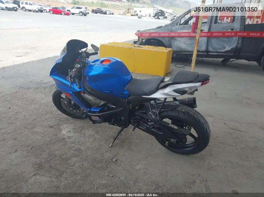2013 Suzuki Gsx-R750 VIN: JS1GR7MA9D2101350 Lot: 42002859