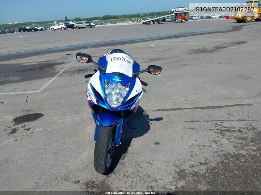 2013 Suzuki Gsx-R600 VIN: JS1GN7FA0D2102282 Lot: 42662069