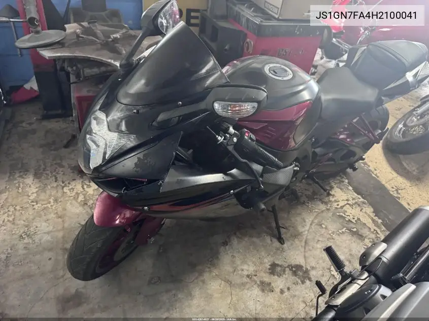 2017 Suzuki Gsx-R600 VIN: JS1GN7FA4H2100041 Lot: 42614927