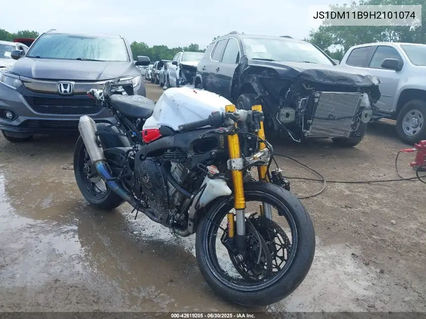 2017 Suzuki Gsx-R1000 VIN: JS1DM11B9H2101074 Lot: 42619205