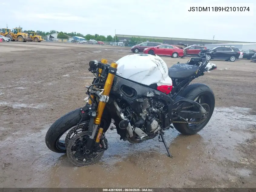 2017 Suzuki Gsx-R1000 VIN: JS1DM11B9H2101074 Lot: 42619205