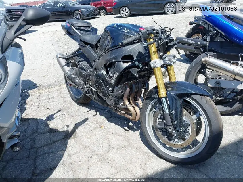 2018 Suzuki Gsx-R750 VIN: JS1GR7MA7J2101083 Lot: 41842123