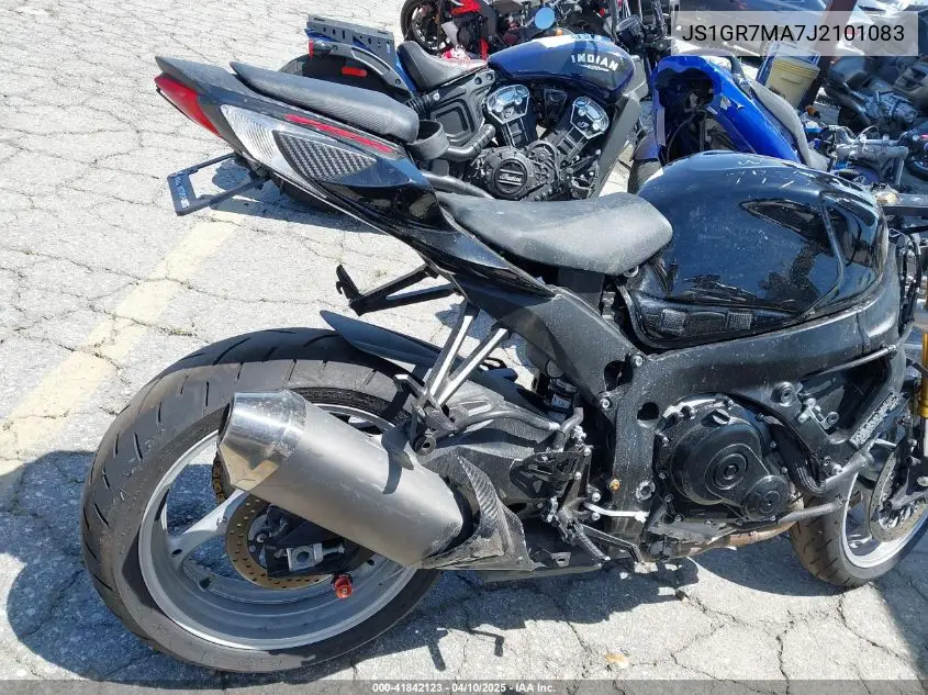2018 Suzuki Gsx-R750 VIN: JS1GR7MA7J2101083 Lot: 41842123