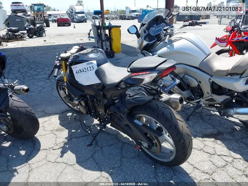 2018 Suzuki Gsx-R750 VIN: JS1GR7MA7J2101083 Lot: 41842123