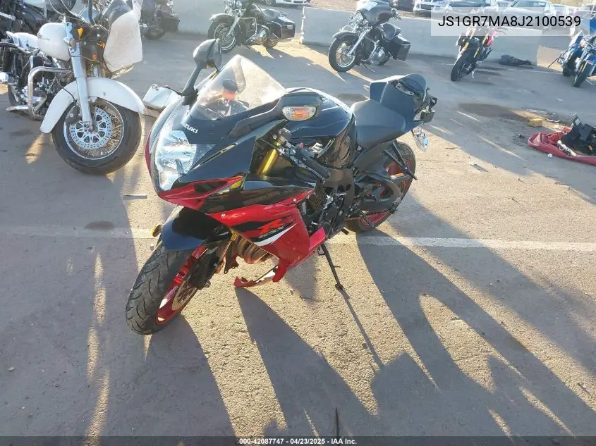 2018 Suzuki Gsx-R750 VIN: JS1GR7MA8J2100539 Lot: 42087747