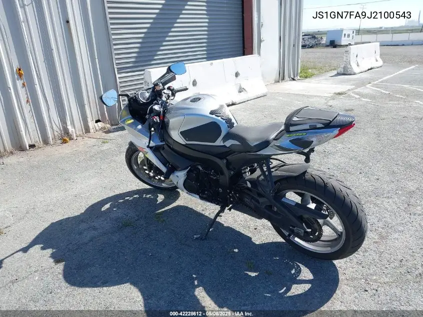 2018 Suzuki Gsx-R600 VIN: JS1GN7FA9J2100543 Lot: 42228612