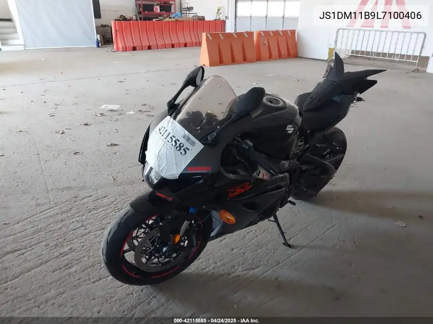 2020 Suzuki Gsx-R1000 VIN: JS1DM11B9L7100406 Lot: 42115585