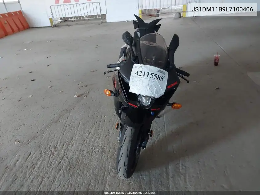 2020 Suzuki Gsx-R1000 VIN: JS1DM11B9L7100406 Lot: 42115585
