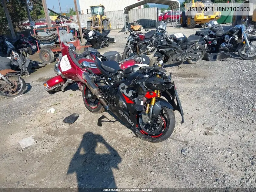 2022 Suzuki Gsx-R1000 R VIN: JS1DM11H8N7100503 Lot: 42553677
