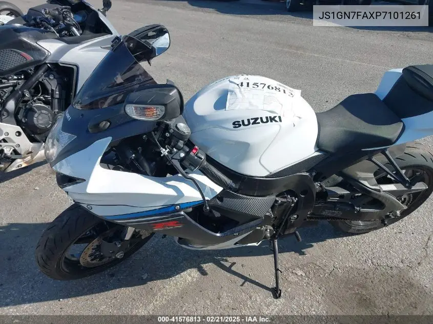 2023 Suzuki Gsx-R600 VIN: JS1GN7FAXP7101261 Lot: 41576813