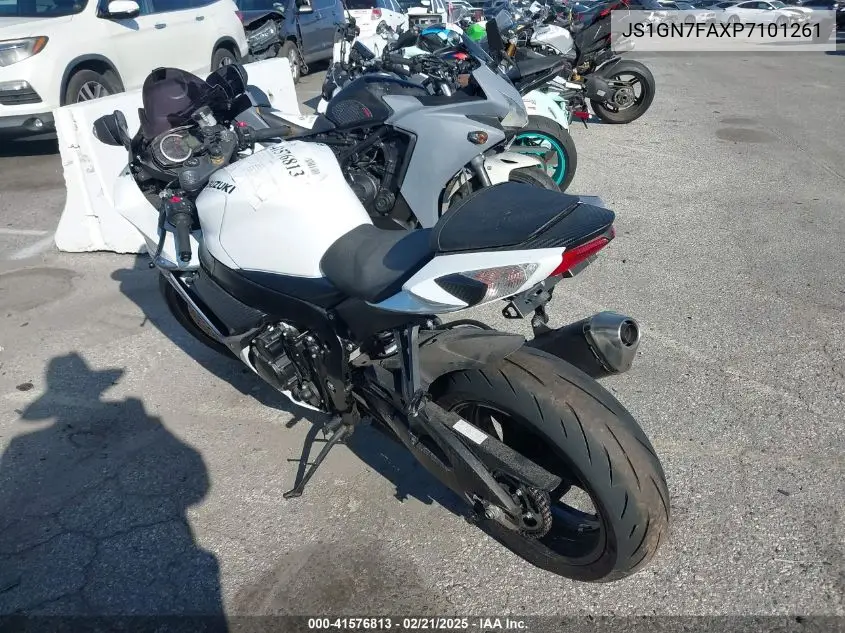 2023 Suzuki Gsx-R600 VIN: JS1GN7FAXP7101261 Lot: 41576813