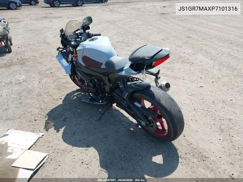 2023 Suzuki Gsx-R750 VIN: JS1GR7MAXP7101316 Lot: 42057081