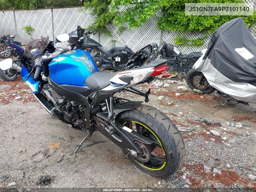 2023 Suzuki Gsx-R600 VIN: JS1GN7FA9P7101140 Lot: 42145954