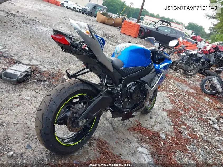 2023 Suzuki Gsx-R600 VIN: JS1GN7FA9P7101140 Lot: 42145954