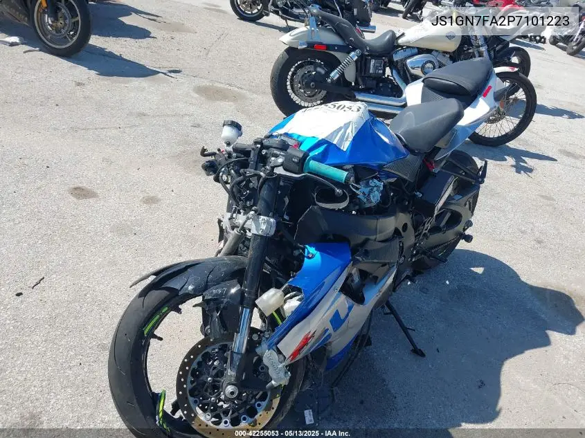 2023 Suzuki Gsx-R600 VIN: JS1GN7FA2P7101223 Lot: 42255053