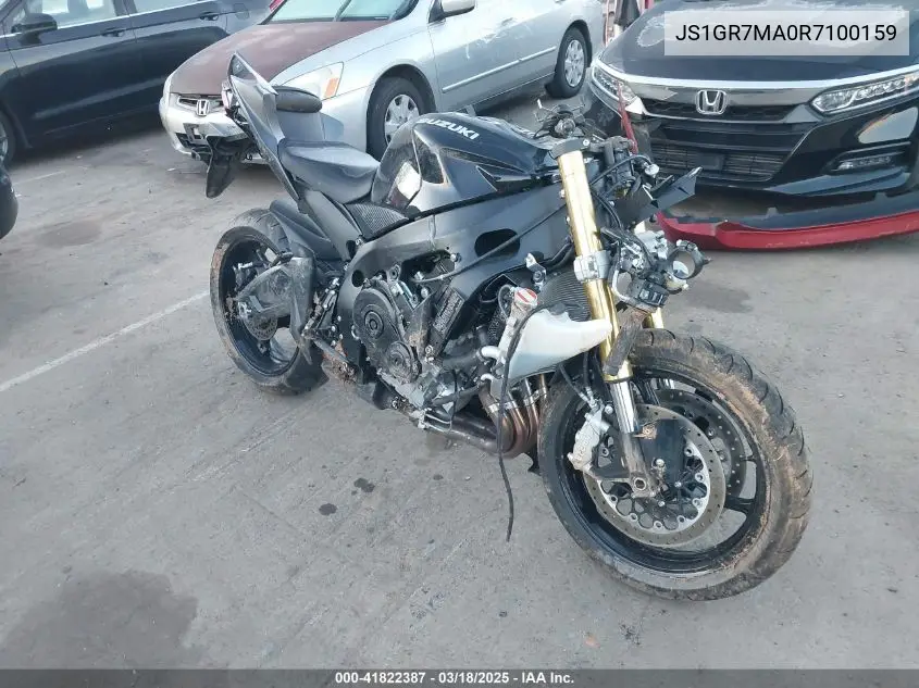 2024 Suzuki Gsx-R750 VIN: JS1GR7MA0R7100159 Lot: 41822387