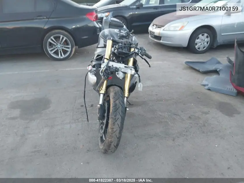 2024 Suzuki Gsx-R750 VIN: JS1GR7MA0R7100159 Lot: 41822387