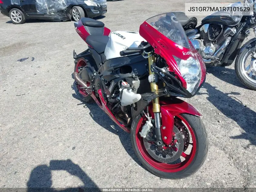 2024 Suzuki Gsx-R750 VIN: JS1GR7MA1R7101529 Lot: 42041693