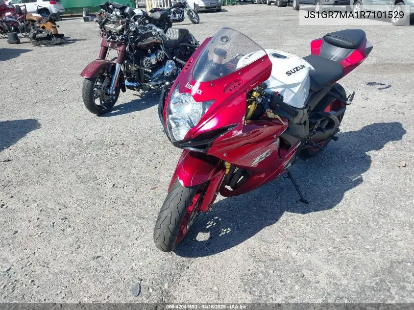 2024 Suzuki Gsx-R750 VIN: JS1GR7MA1R7101529 Lot: 42041693