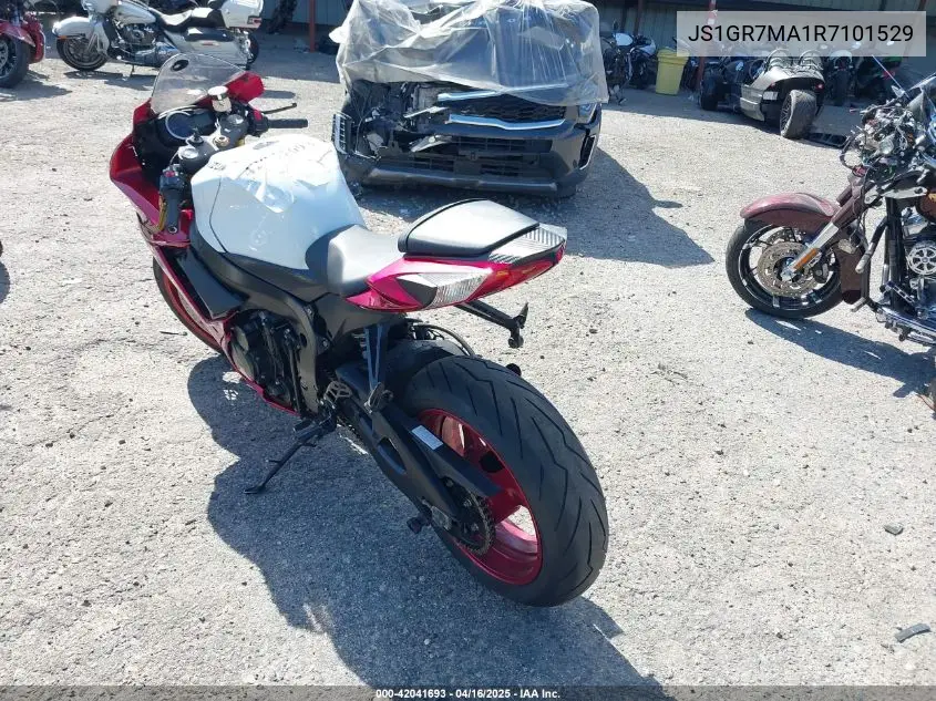 2024 Suzuki Gsx-R750 VIN: JS1GR7MA1R7101529 Lot: 42041693