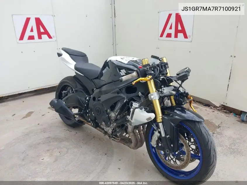 2024 Suzuki Gsx-R750 VIN: JS1GR7MA7R7100921 Lot: 42097549