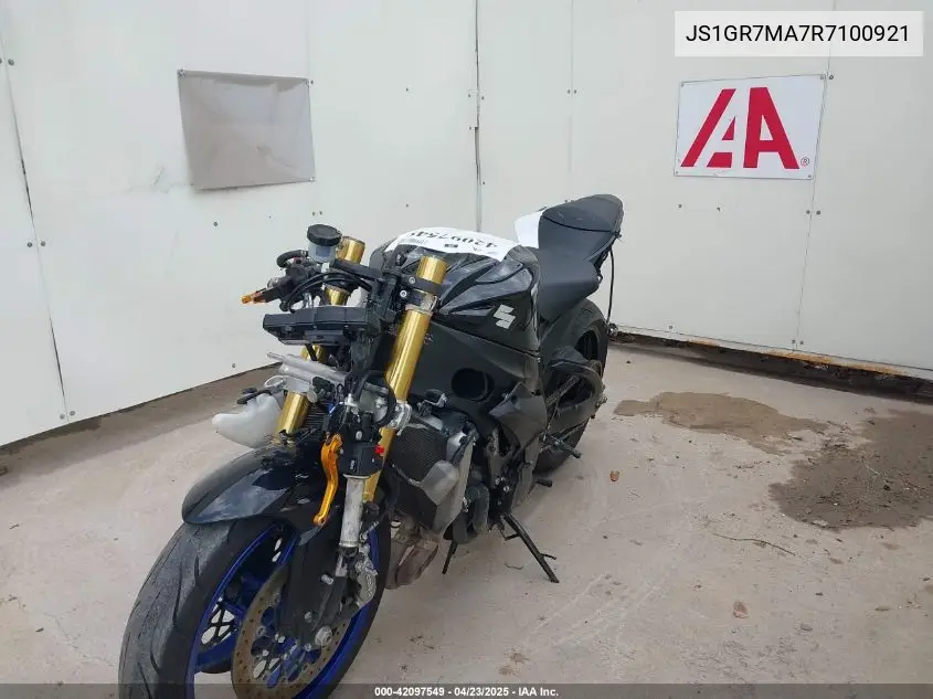 2024 Suzuki Gsx-R750 VIN: JS1GR7MA7R7100921 Lot: 42097549