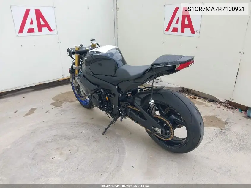 2024 Suzuki Gsx-R750 VIN: JS1GR7MA7R7100921 Lot: 42097549