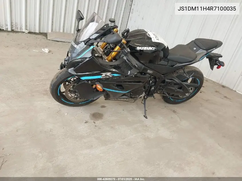 2024 Suzuki Gsx-R1000 R VIN: JS1DM11H4R7100035 Lot: 42609370