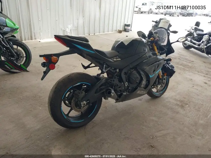 2024 Suzuki Gsx-R1000 R VIN: JS1DM11H4R7100035 Lot: 42609370