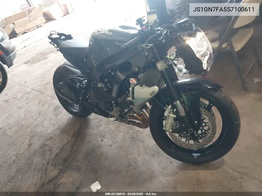 2025 Suzuki Gsx-R600 VIN: JS1GN7FA5S7100611 Lot: 42126519