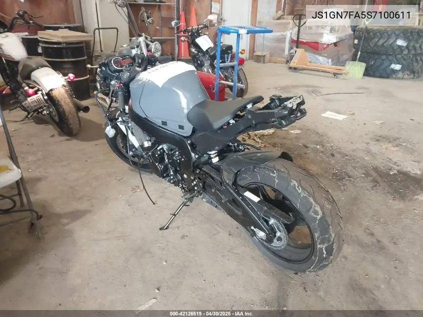 2025 Suzuki Gsx-R600 VIN: JS1GN7FA5S7100611 Lot: 42126519