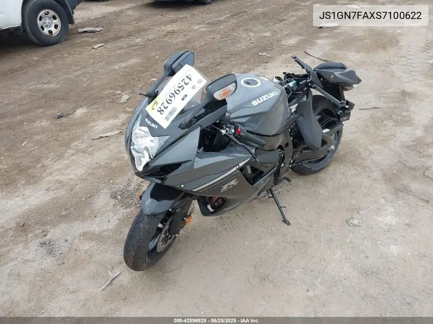 2025 Suzuki Gsx-R600 VIN: JS1GN7FAXS7100622 Lot: 42596928