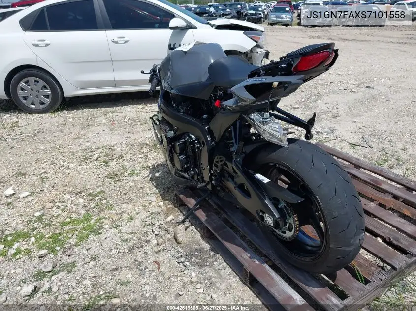 2025 Suzuki Gsx-R600 VIN: JS1GN7FAXS7101558 Lot: 42619505
