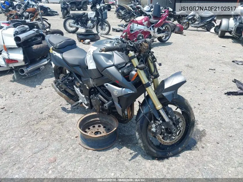 2015 Suzuki Gsx-S750 VIN: JS1GR7NA0F2102517 Lot: 42392118