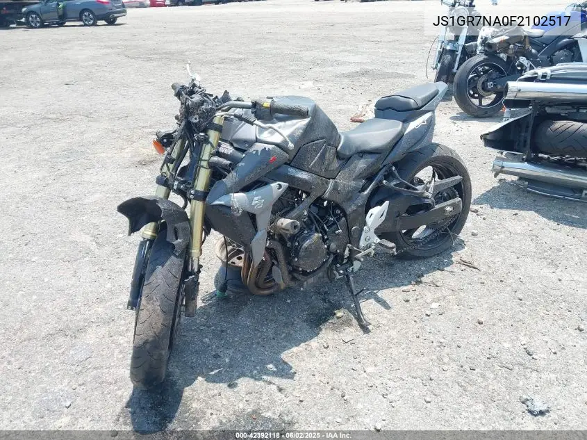 2015 Suzuki Gsx-S750 VIN: JS1GR7NA0F2102517 Lot: 42392118