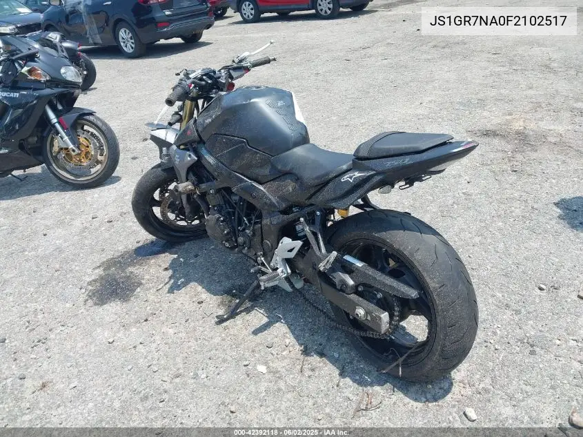 2015 Suzuki Gsx-S750 VIN: JS1GR7NA0F2102517 Lot: 42392118