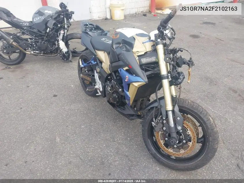 2015 Suzuki Gsx-S750 VIN: JS1GR7NA2F2102163 Lot: 42539201