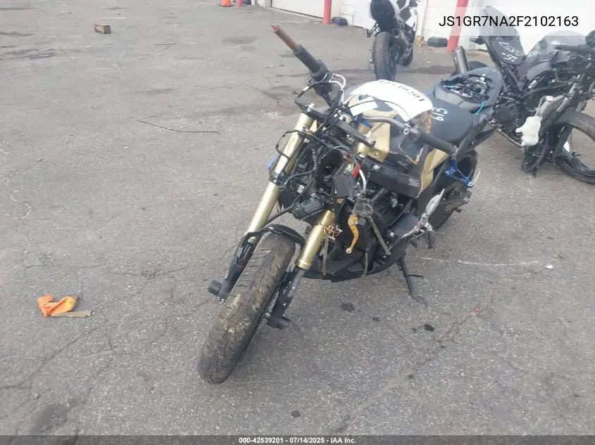 2015 Suzuki Gsx-S750 VIN: JS1GR7NA2F2102163 Lot: 42539201