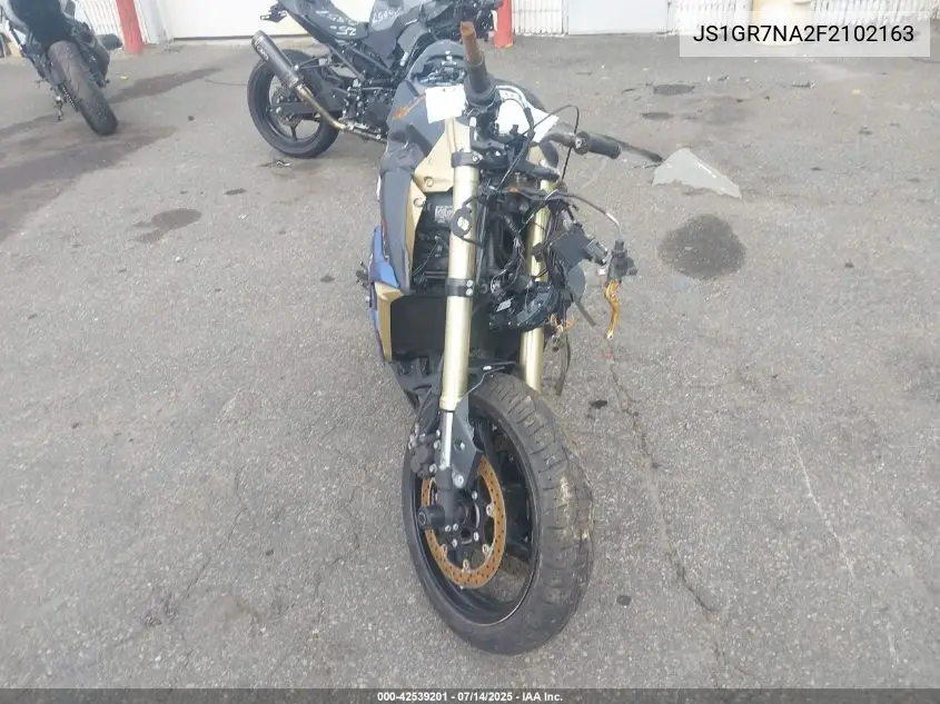 2015 Suzuki Gsx-S750 VIN: JS1GR7NA2F2102163 Lot: 42539201