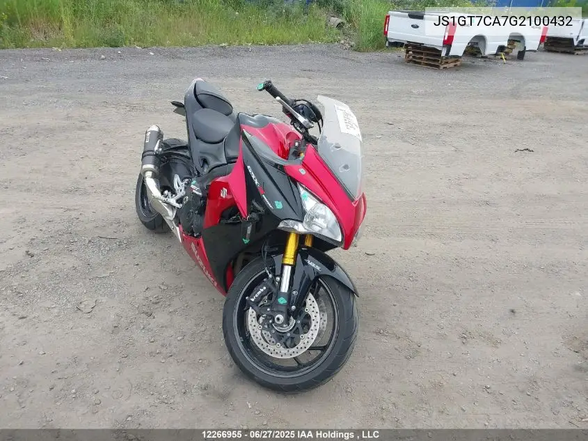 2016 Suzuki Gsx-S1000F VIN: JS1GT7CA7G2100432 Lot: 12266955