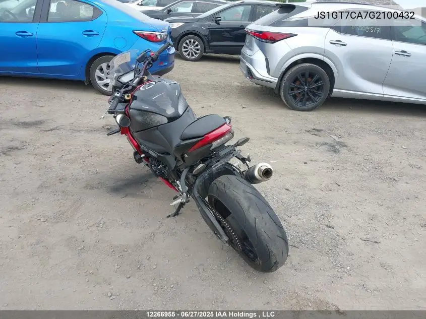 2016 Suzuki Gsx-S1000F VIN: JS1GT7CA7G2100432 Lot: 12266955