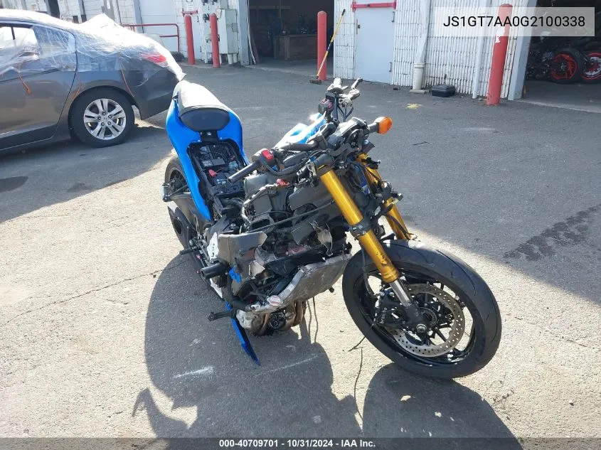 2016 Suzuki Gsx-S1000A VIN: JS1GT7AA0G2100338 Lot: 40709701