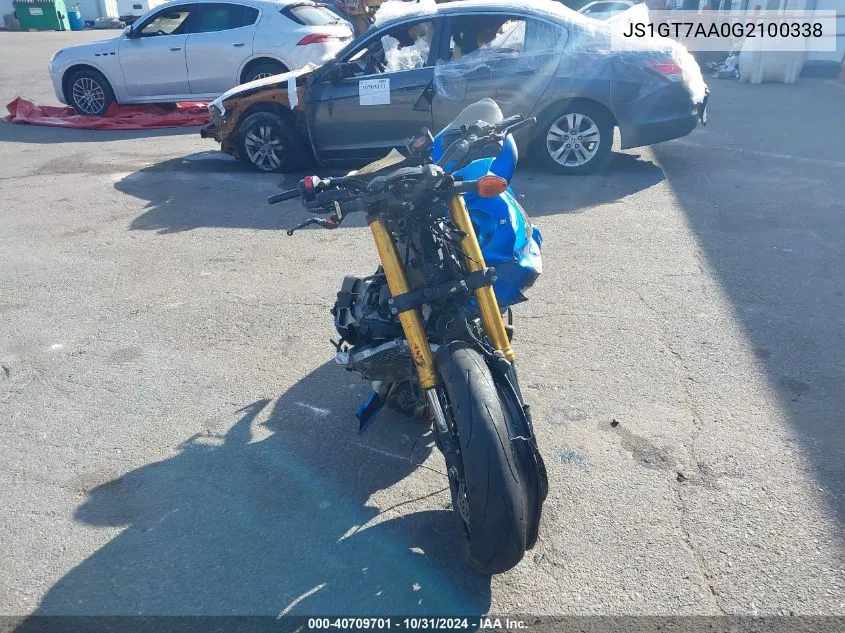 2016 Suzuki Gsx-S1000A VIN: JS1GT7AA0G2100338 Lot: 40709701